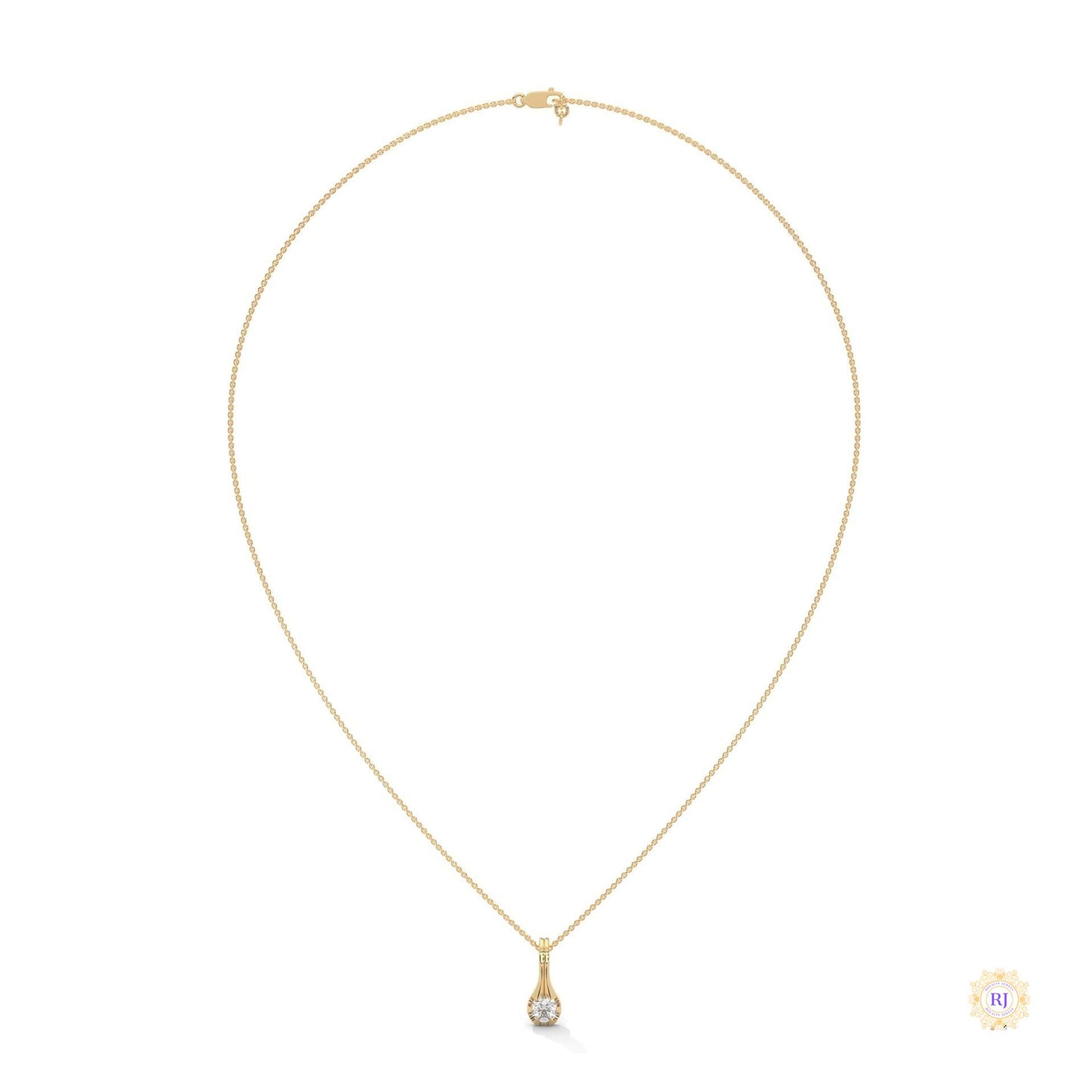 0.25 CT. Lab Diamond Solitaire Pendant