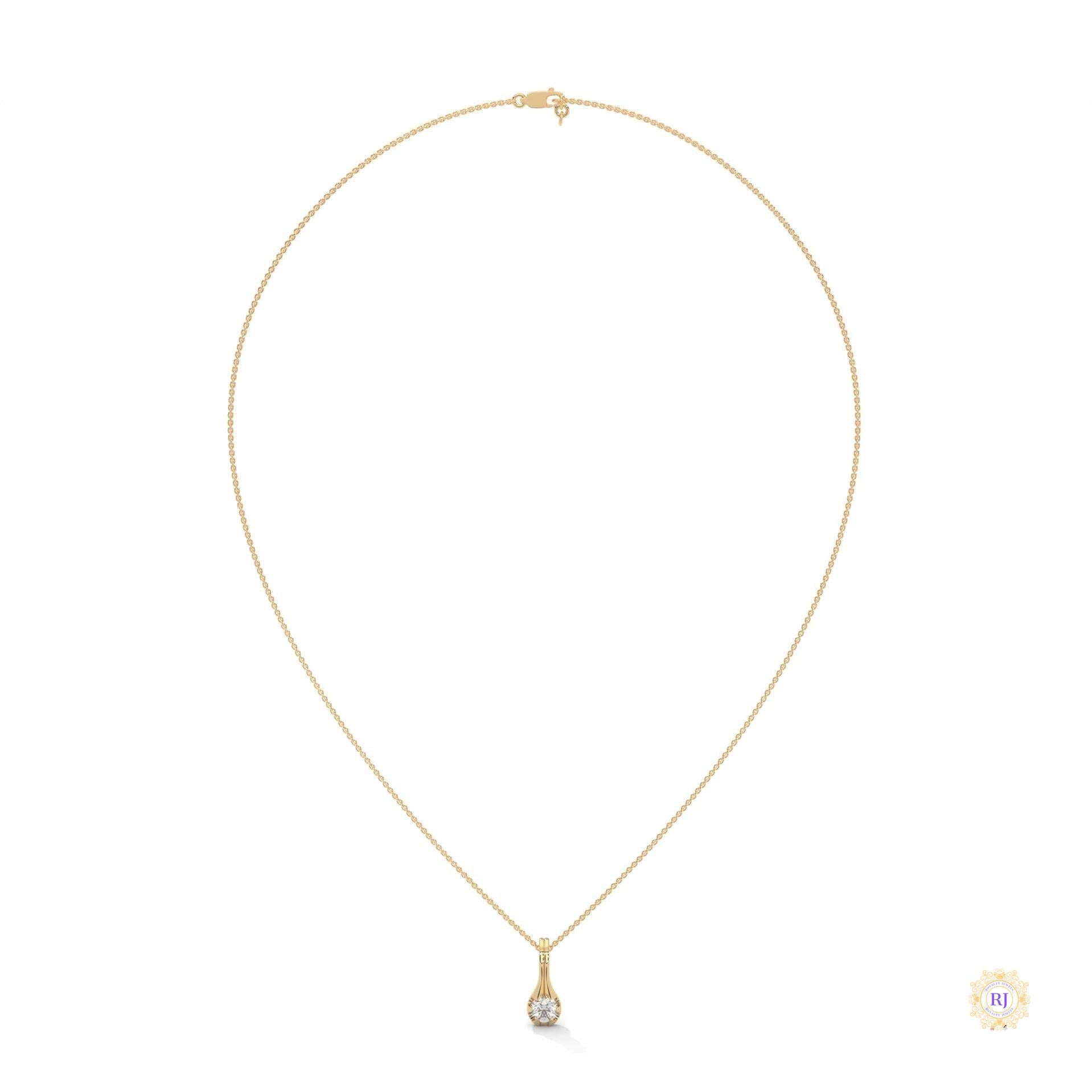 0.25 CT. Lab Diamond Solitaire Pendant