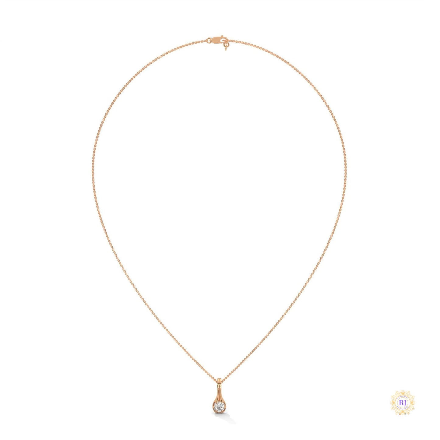 0.25 CT. Lab Diamond Solitaire Pendant