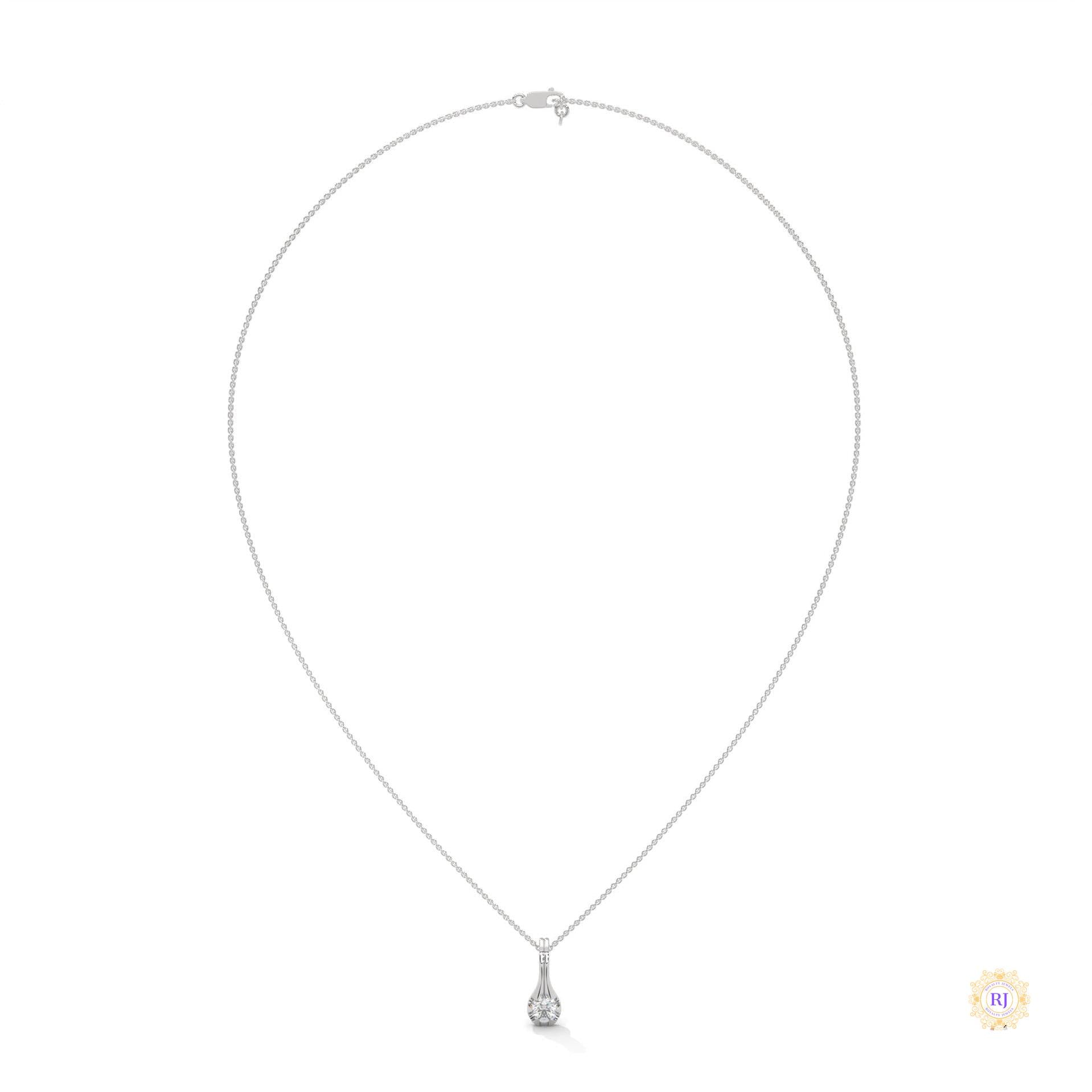 0.25 CT. Lab Diamond Solitaire Pendant