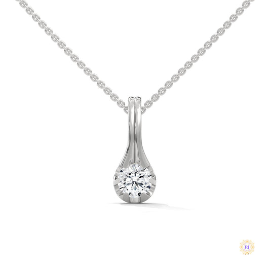 0.25 CT. Lab Diamond Solitaire Pendant