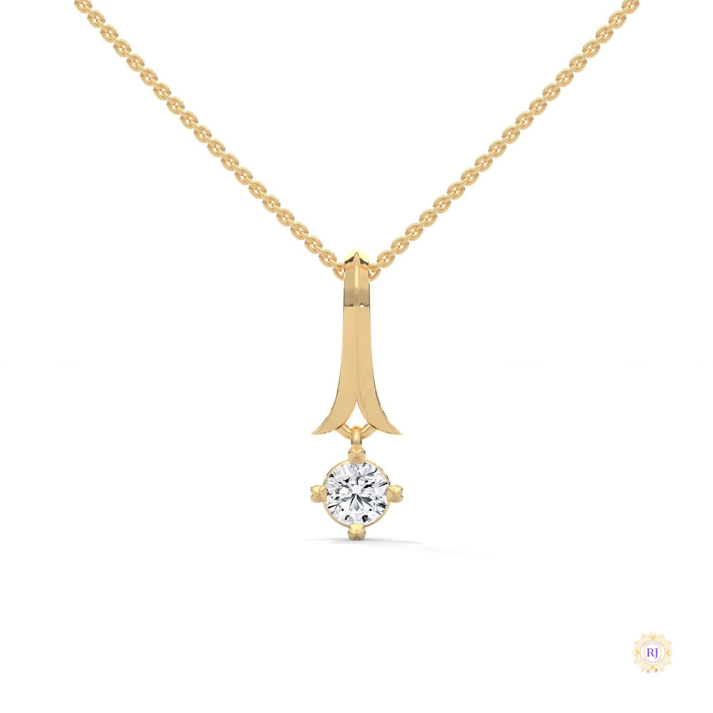 0.25 CT. Solitaire Diamond Pendant