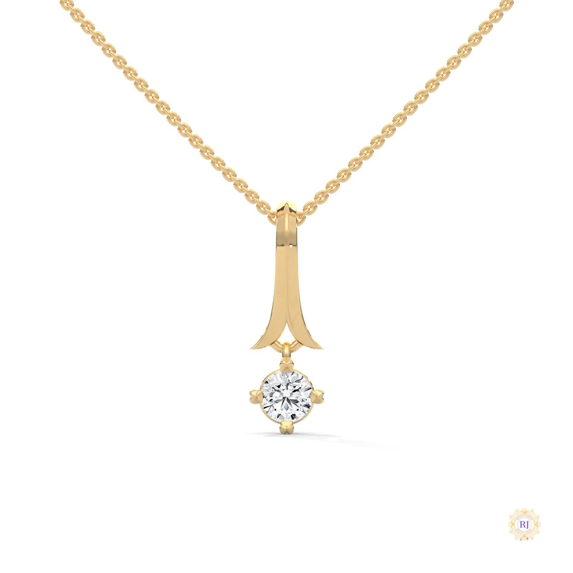 0.25 CT. Solitaire Diamond Pendant