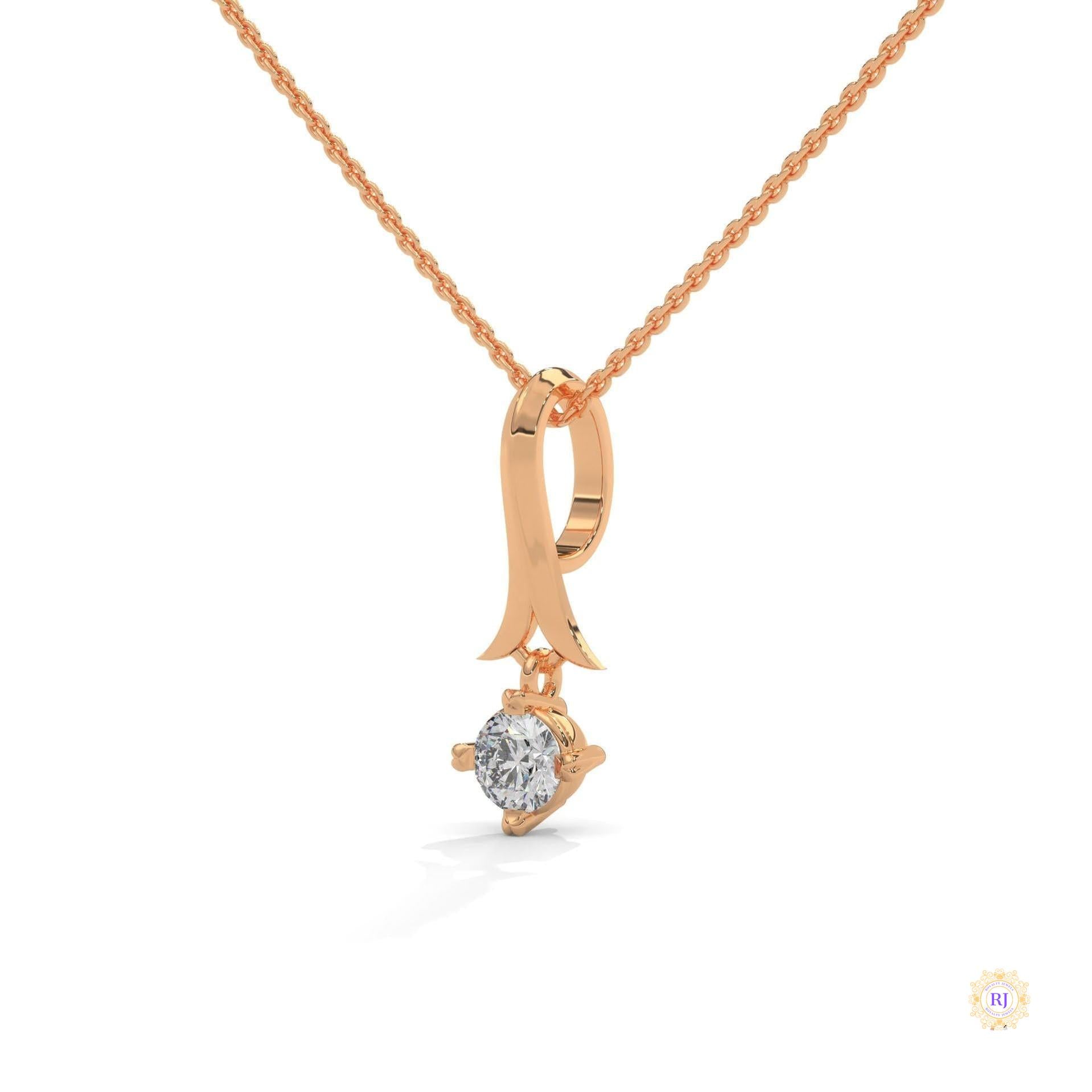 0.25 CT. Solitaire Diamond Pendant