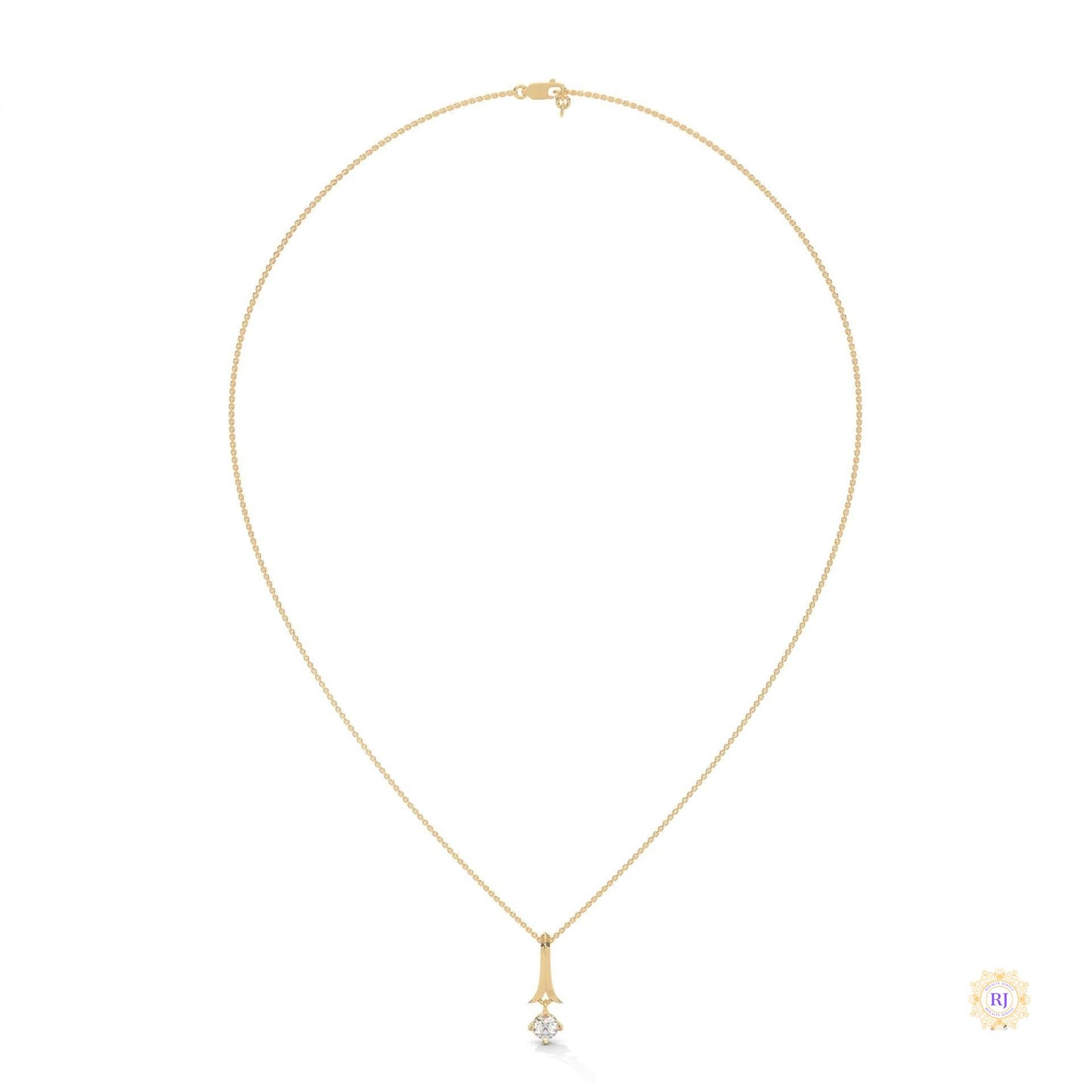0.25 CT. Solitaire Diamond Pendant
