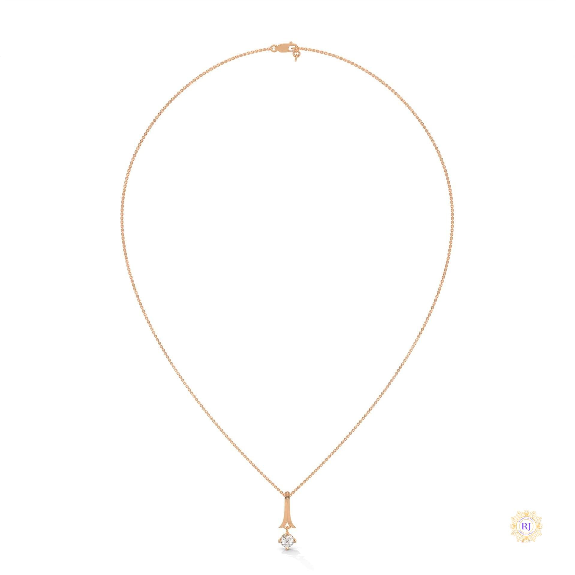 0.25 CT. Solitaire Diamond Pendant