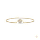 0.25 Ct. Halo Round Lab Diamond Bracelet Dainty & Elegant