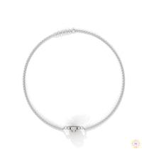 0.25 Ct. Halo Round Lab Diamond Bracelet Dainty & Elegant