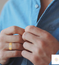 0.25 Ct. Men's Lab Diamond Ring – Ribbed Band