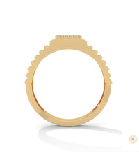 0.25 Ct. Men's Lab Diamond Ring – Ribbed Band
