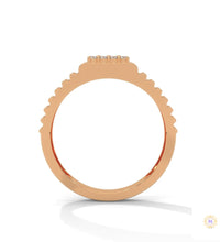 0.25 Ct. Men's Lab Diamond Ring – Ribbed Band
