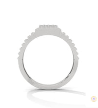 0.25 Ct. Men's Lab Diamond Ring – Ribbed Band