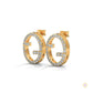 0.30 CT. Diamond Oval Logo Stud Earrings