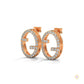 0.30 CT. Diamond Oval Logo Stud Earrings