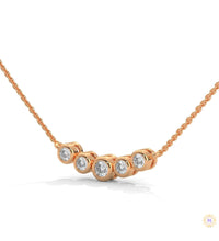 0.30 CT. Five-Stone Diamond Pendant