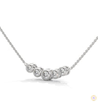 0.30 CT. Five-Stone Diamond Pendant