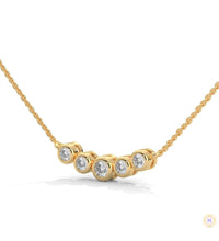0.30 CT. Five-Stone Diamond Pendant