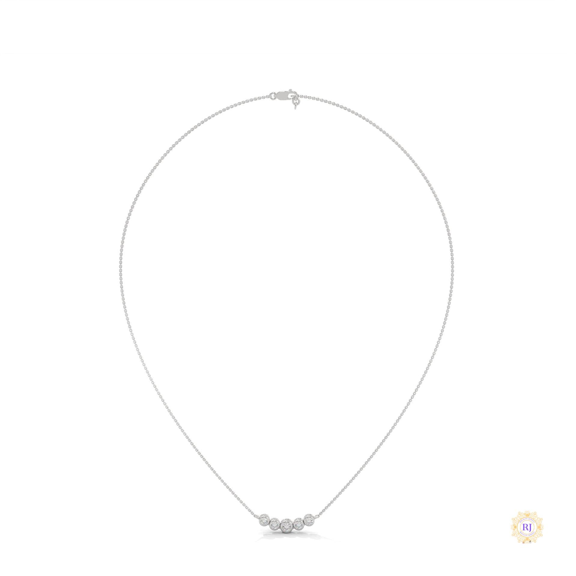 0.30 CT. Five-Stone Diamond Pendant