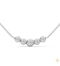 0.30 CT. Five-Stone Diamond Pendant