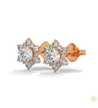 0.30 CT. Floral Cluster Diamond Studs