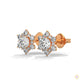 0.30 CT. Floral Cluster Diamond Studs