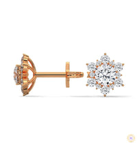 0.30 CT. Floral Cluster Diamond Studs
