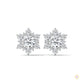 0.30 CT. Floral Cluster Diamond Studs