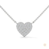 0.30 CT. Heart Pavé Diamond Pendant