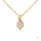 0.30 CT. Lab Diamond Teardrop Pendant