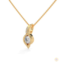 0.30 CT. Lab Diamond Teardrop Pendant