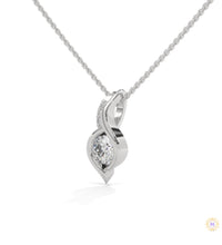 0.30 CT. Lab Diamond Teardrop Pendant
