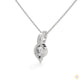 0.30 CT. Lab Diamond Teardrop Pendant