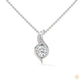 0.30 CT. Lab Diamond Teardrop Pendant