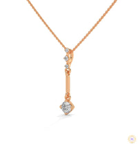 0.30 CT. Linear Drop Pendant
