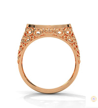 0.30 Ct. Filigree Pavé Lab Diamond Men’s Ring
