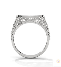 0.30 Ct. Filigree Pavé Lab Diamond Men’s Ring