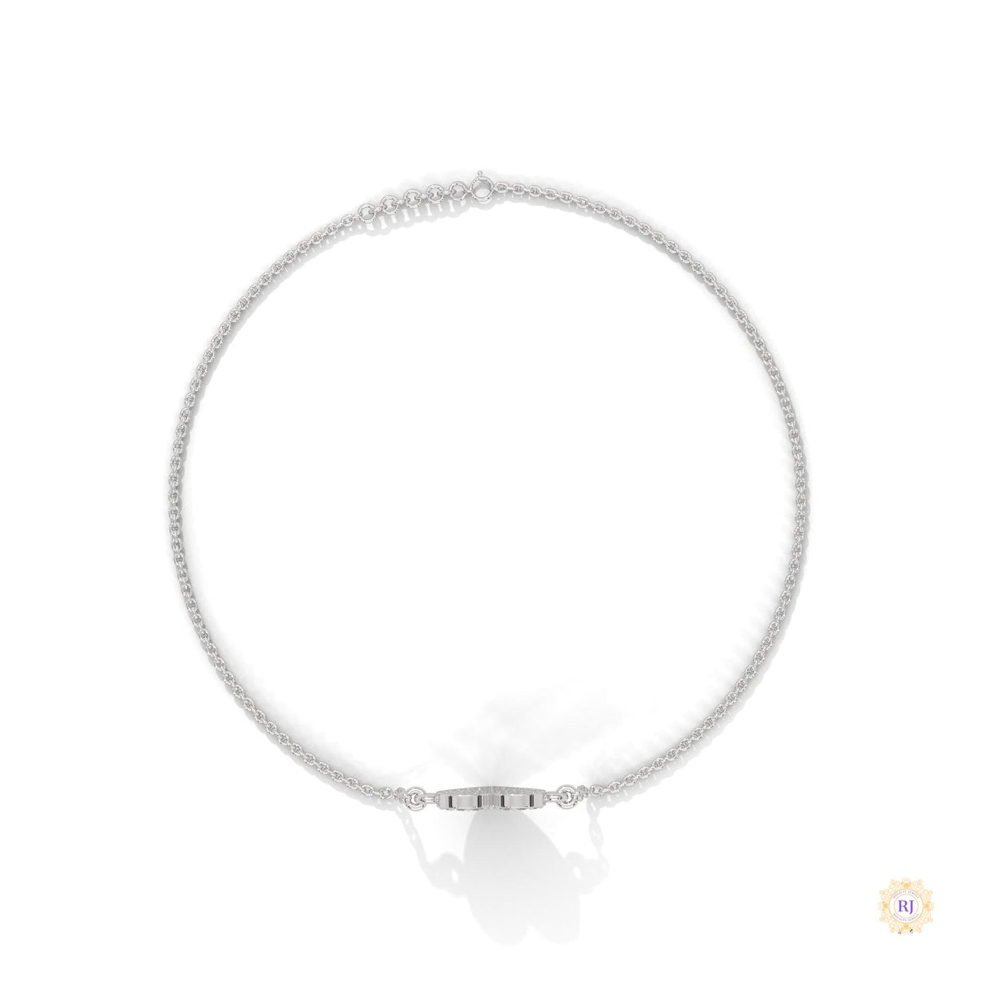 0.30 Ct. Heart Pavé Lab Diamond Bracelet