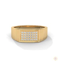 0.30 ct. Men's Pavé Lab Diamond Ring