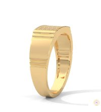 0.30 ct. Men's Pavé Lab Diamond Ring