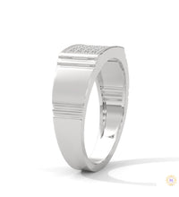0.30 ct. Men's Pavé Lab Diamond Ring