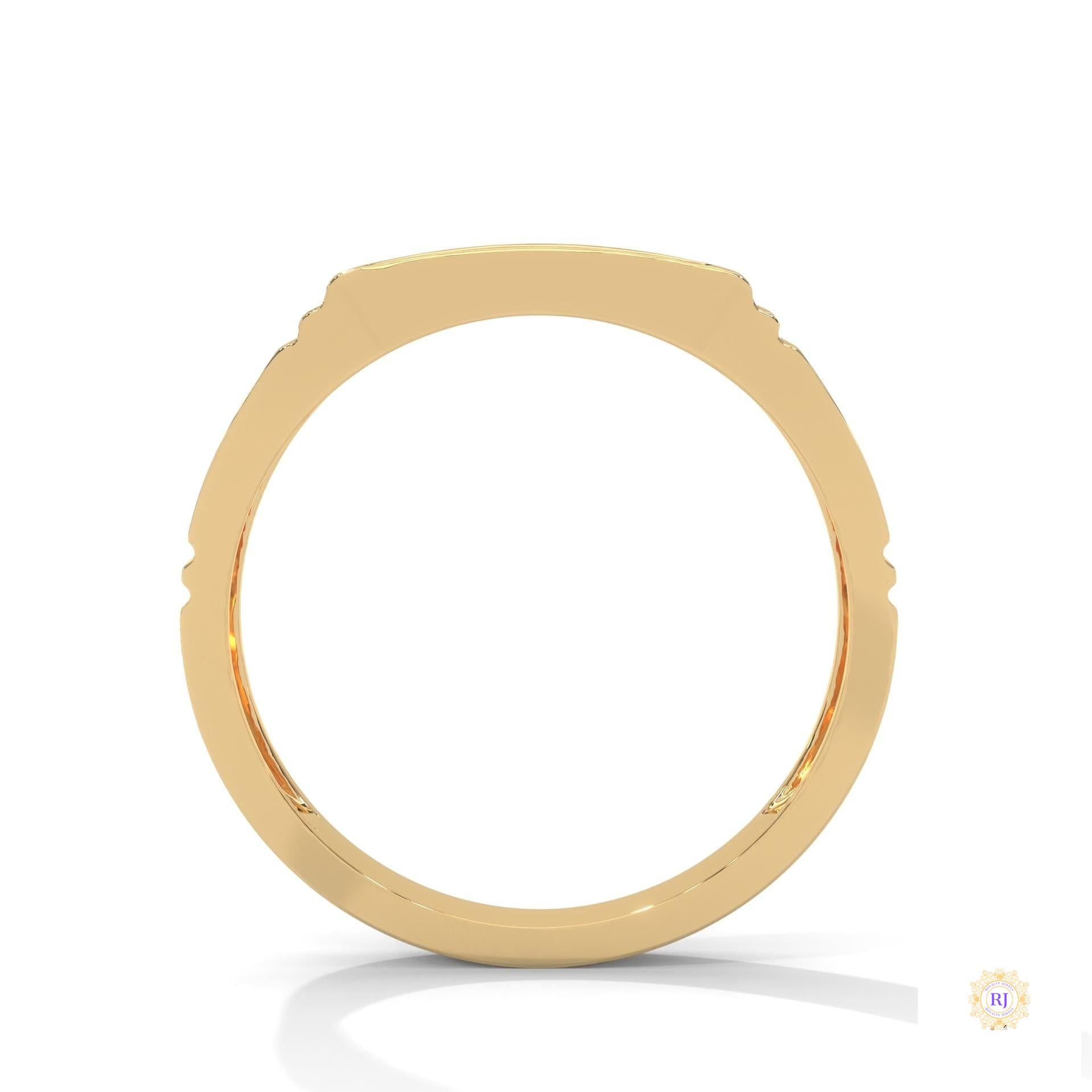 0.30 ct. Men's Pavé Lab Diamond Ring