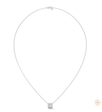 0.35 CT. Cushion Halo Diamond Pendant