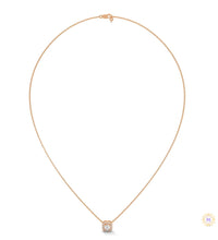 0.35 CT. Cushion Halo Diamond Pendant