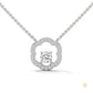 0.35 CT. Floral Diamond Pendant