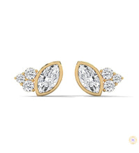 0.35 CT. Marquise Cluster Diamond Studs