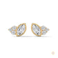 0.35 CT. Marquise Cluster Diamond Studs