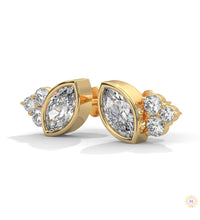 0.35 CT. Marquise Cluster Diamond Studs