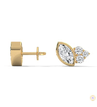 0.35 CT. Marquise Cluster Diamond Studs