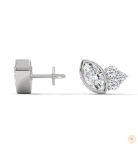 0.35 CT. Marquise Cluster Diamond Studs