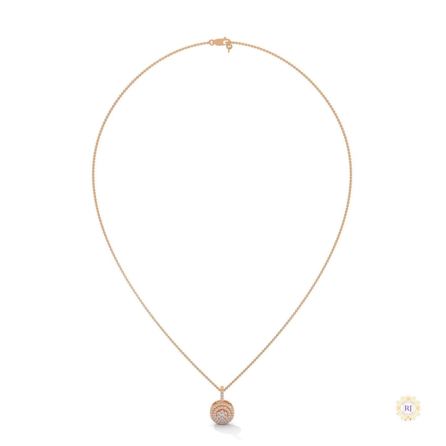 0.35 CT. Triple Halo Cluster Diamond